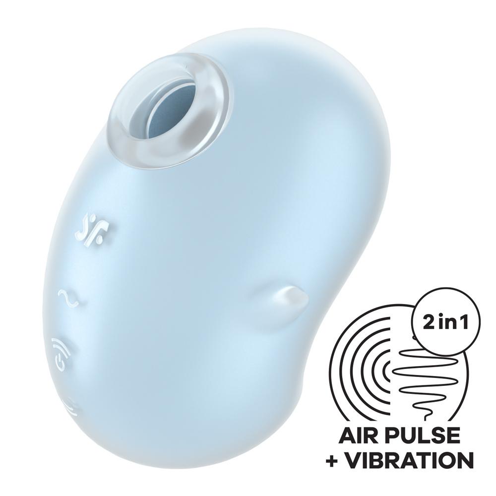 Satisfyer Cutie Ghost tlakový stimulátor klitorisu - modrý
