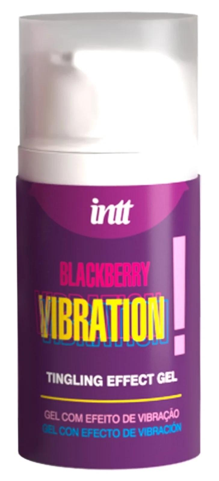 intt Vibration Black berry Stimulačný gél 15 ml