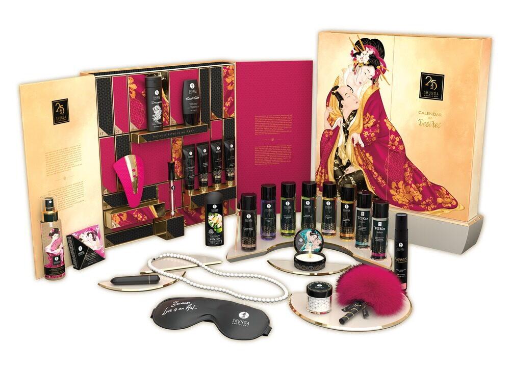 Shunga Exclusive 25-th anniversary desires calendar