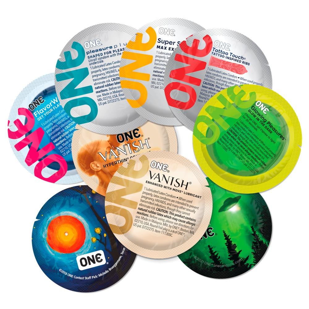 ONE kondomy Mixed Pleasures 12 ks