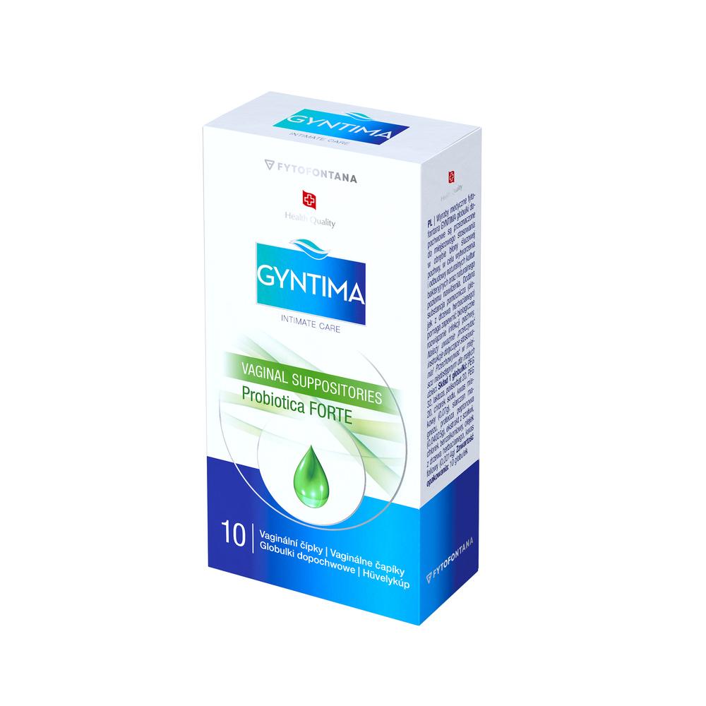 Gyntima vaginálne čípky Probiotica FORTE 10 ks