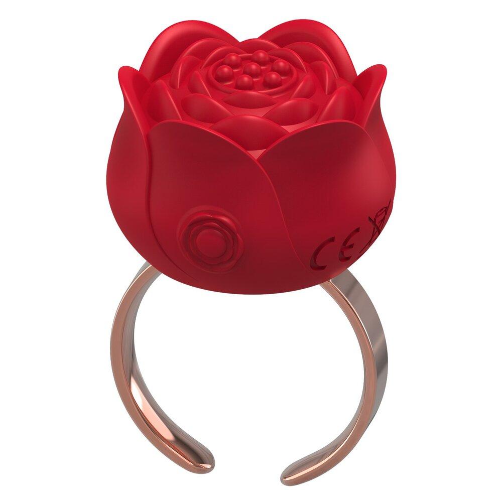 BASIC X vibrátor na prst - ruža