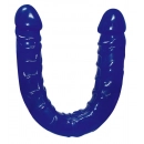 Obojstranné dildá, dvojité - Ultra Dong oboustranné dildo - modré