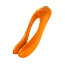Multifunkčné vibrátory - Satisfyer Candy Cane Multifunkčný vibrátor - oranžový