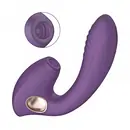Tlakové stimulátory na klitoris - BASIC X Alyssa stimulátor klitorisu a vibrátor 2v1 fialový