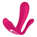 Vibrátory do nohavičiek - Satisfyer Top secret+ Vibrátor do nohavičiek s análnou stimuláciou - ružový