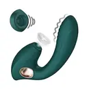 Tlakové stimulátory na klitoris - BASIC X Alyssa stimulátor klitorisu a vibrátor 2v1 fialový – kopie