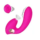 Tlakové stimulátory na klitoris - BASIC X Alyssa stimulátor klitorisu a vibrátor 2v1 ružový