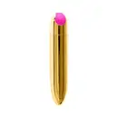 Mini vibrátory - BASIC X Gina minivibrátor zlatý - BSC00360gold