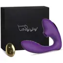 Tlakové stimulátory na klitoris - Tracy´s Dog Pro 2 vibrátor na bod G a klitoris s diaľkovým ovládaním