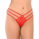 Erotická tangá - Daring Intimates Lace string Nohavičky- červené - s76236redLXL - L/XL