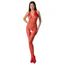 Bodystocking a catsuit - Passion bodystoking BS100 červený