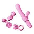 Multifunkčné vibrátory - Magic Stick rabbit vibrátor - Pink