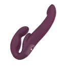 Nasadzovacie penisy, strap-on - FUN FACTORY Share Vibe Pro strap-on - Burgundy