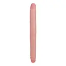 Obojstranné dildá, dvojité - RealRock Slim obojstranné dildo 35,5 cm - telové