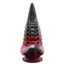 Dildá s prísavkou - Lava Análny kolík/ dildo 22 cm - červené