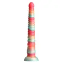 Dildá a vibrátory XXL - Colours Stacked dildo 30,5 cm - červená/zlatá