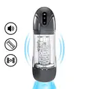 Vibračné masturbátory - Pumped SonicPull Vibračný masturbátor s vákuovou stimuláciou Gun Metal