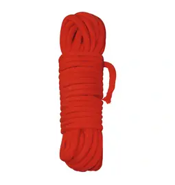 Putá a bondage - Shibari Bondage lano 10 m - červené