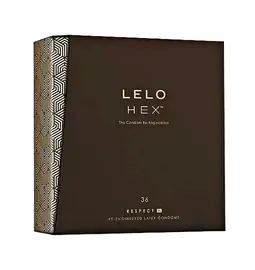 Štandardné kondómy - Lelo HEX respect XL kondómy 36 ks