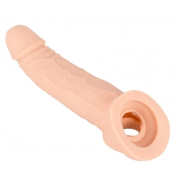 Návleky na penis - Nature Skin p návlek na penis so slučkou na semenníky