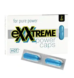 Povzbudenie libida - Hot Exxtreme Power Caps pre mužov - 2 tabl. - s90265