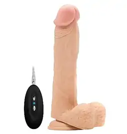 Realistické vibrátory - S-Line RealRock Vibračný penis 23, 5 cm - telový