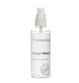 Lubrikačné gély na vodnej báze - Intimfitness Sexgel lubrikačný gél neutral 100 ml