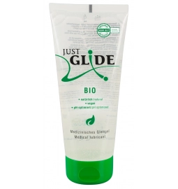 BIO a Vegan lubrikačné gély - Just Glide BIO Lubrikačný gél 200 ml