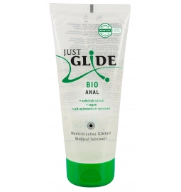 BIO a Vegan lubrikačné gély - Just Glide BIO Anal Lubrikačný gél 200 ml