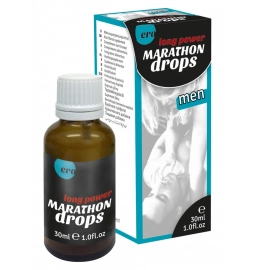 Oddialenie ejakulácie - Hot Marathon Men kvapky 30 ml - Doplnok stravy