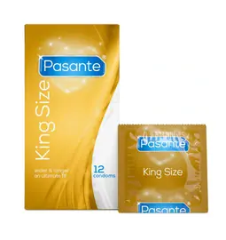 Extra veľké kondómy - Pasante kondómy King Size 60 mm - 12 ks