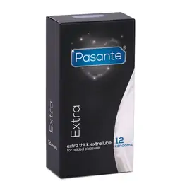 Extra bezpečné a zosilnené kondómy - Pasante zosilnené kondómy Extra 12 ks