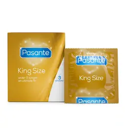 Extra veľké kondómy - Pasante kondómy King Size 60 mm - 3 ks