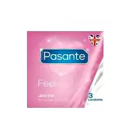 Ultra jemné a tenké kondómy - Pasante kondómy Sensitive 3 ks