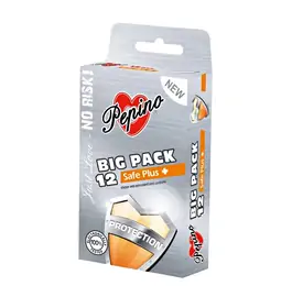 Extra bezpečné a zosilnené kondómy - Pepino kondómy Safe Plus - 12 ks
