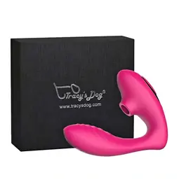 Tlakové stimulátory na klitoris - Tracy´s Dog - masturbátor pre ženy na bod-G a klitoris ružový