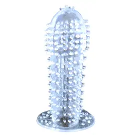 Návleky na penis - BASIC X Broon stimulačný návlek na penis transparentný