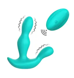 Vibrátory na prostatu - BOOM Richard stimulátor prostaty na diaľkové ovládanie zelený