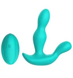 Vibrátory na prostatu - BOOM Richard stimulátor prostaty na diaľkové ovládanie zelený