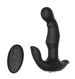 Análne vibrátory - BOOM Charles II stimulátor prostaty na diaľkové ovládanie - čierny