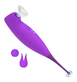 Vibrátory na klitoris - BASIC X Ďateľ podtlakový stimulátor klitorisu fialový