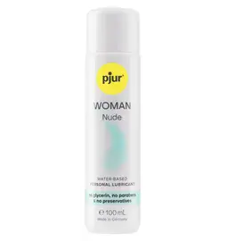 Lubrikačné gély na vodnej báze - Pjur Woman Nude lubrikačný gél 100 ml