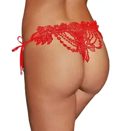 Erotická tangá - Wanita Mirabel tangá nohavičky červené - wanP5101-3-M - M