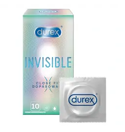 Ultra jemné a tenké kondómy - DUREX kondómy Invisible Close Fit 10 ks