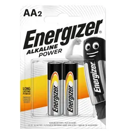 Nabíjačky a batérie - Energizer Alkaline Power - Tužkové batérie AA/2ks
