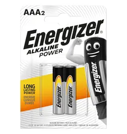 Nabíjačky a batérie - Energizer Alkaline Power - Mikrotužkové batérie AAA/2ks