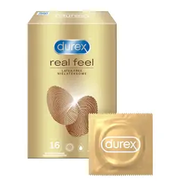 Kondómy bez latexu - Durex Real Feel kondómy 16 ks