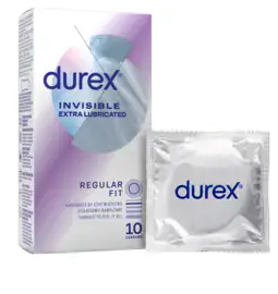 Kondómy s extra lubrikáciou - Durex Invisible Extra Lubricated kondómy 10ks