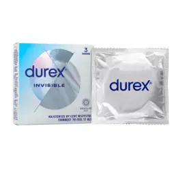 Ultra jemné a tenké kondómy - Durex Invisible kondómy 3 ks